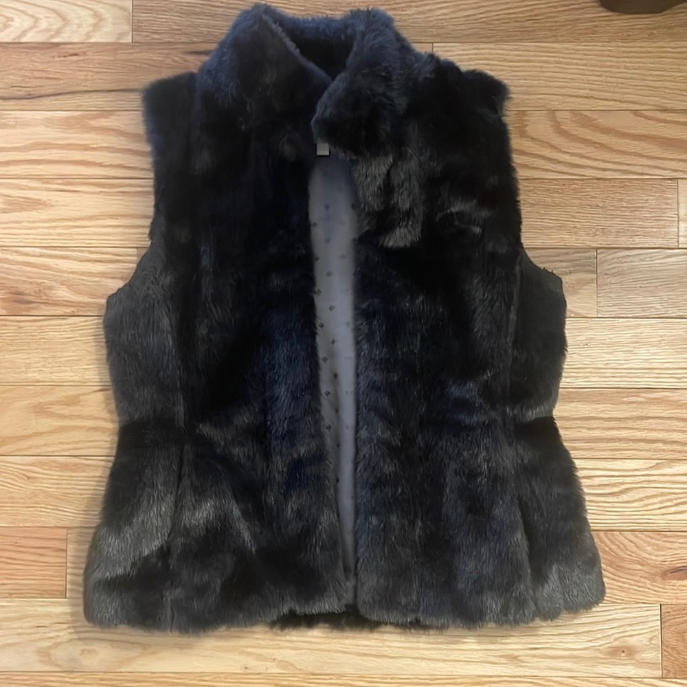 Banana Republic Faux Fur Vest